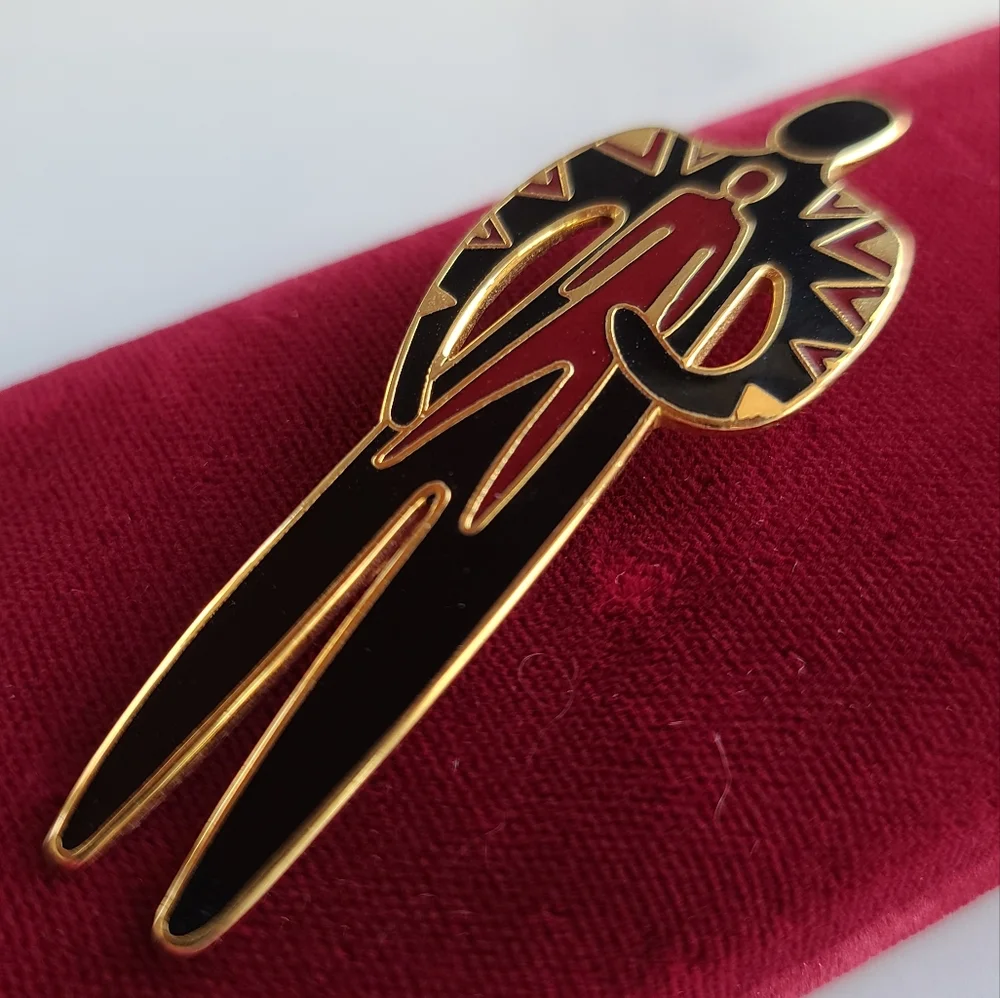 Laurel Burch Shaman Brooch